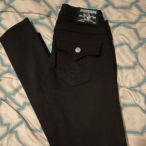 Black True Religion jeans, size 25